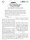 Research paper thumbnail of Analysis of metapopulation epidemic process on arbitrary networks**This work was partly supported by Bilateral Joint Research Projects between JSPS, Japan, and F.R.S.-FNRS, Belgium. T.T. was supported by JST, ERATO, Kawarabayashi Large Graph Project