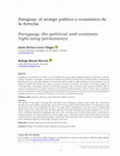 Research paper thumbnail of Paraguay: la profundización conservadora en materia económica y política