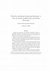 Research paper thumbnail of Tools for producing formal specifications: a view of current architectures and future directions