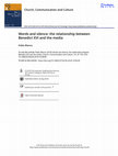 Research paper thumbnail of Words and silence: the relationship between Benedict XVI and the media