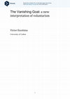 Research paper thumbnail of The Vanishing Goal: a new interpretation of voluntarism