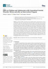 Research paper thumbnail of ERPs in Children and Adolescents with Generalized Anxiety Disorder: Before and after an Intervention Program