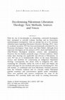 Research paper thumbnail of Decolonising Palestinian Liberation Theology: New Methods, Sources and Voices