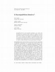 Research paper thumbnail of Is Incompatibilism Intuitive?