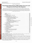 Research paper thumbnail of Nonantimicrobial Actions of Macrolides: Overview and Perspectives for Future Development