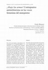 Research paper thumbnail of ¡Abajo las armas!: Contrapuntos antimilitaristas en las voces femeninas del anarquismo