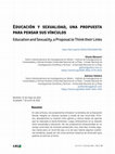 Research paper thumbnail of Educación y sexualidad, una propuesta para pensar sus vínculos