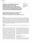 Research paper thumbnail of Invariance of the Bifactor Structure of Mild Traumatic Brain Injury (mTBI) Symptoms on the Rivermead Postconcussion Symptoms Questionnaire Across Time, Demographic Characteristics, and Clinical Groups: A TRACK-TBI Study