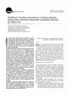 Research paper thumbnail of Stability and quality of osteosynthesis in treatment of tibial pylon fractures with dynamic external fixation typ Mitkovic