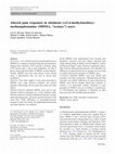 Research paper thumbnail of Altered pain responses in abstinent (±)3,4-methylenedioxymethamphetamine (MDMA, “ecstasy”) users