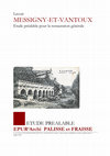 Research paper thumbnail of Etude préalable pour la restauration du lavoir de Messigny et Vantoux