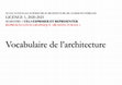 Research paper thumbnail of Glossaire du vocabulaire de l'architecture et de la construction