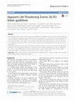 Research paper thumbnail of Apparent Life-Threatening Events (ALTE): Italian guidelines