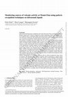 Research paper thumbnail of Monitoring sources of volcanic activity at Mount Etna using pattern recognition techniques on infrasound signals