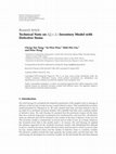 Research paper thumbnail of Technical Note on Inventory Model with Defective Items