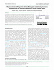 Research paper thumbnail of Physicochemical Properties of four Phosphate-solubilizing Bacteria Isolated from the Semi-arid Regions of North Gujarat, India