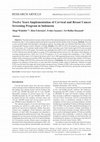 Research paper thumbnail of Twelve Years Implementation of Cervical and Breast Cancer Screening Program in Indonesia