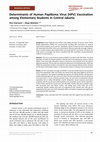 Research paper thumbnail of Determinants of Human Papilloma Virus (HPV) Vaccination among Elementary Students in Central Jakarta