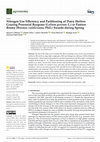 Research paper thumbnail of Nitrogen Use Efficiency and Partitioning of Dairy Heifers Grazing Perennial Ryegrass (Lolium perenne L.) or Pasture Brome (Bromus valdivianus Phil.) Swards during Spring