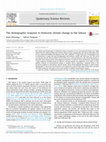 Research paper thumbnail of The demographic response to Holocene climate change in the Sahara