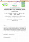 Research paper thumbnail of Endoparasites of Bucks Raised under Intensive and Semi-Intensive System