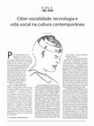 Research paper thumbnail of Ciber-socialidade: tecnologia e vida social na cultura contemporânea