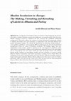 Research paper thumbnail of Muslim Secularism in Europe: The Making, Unmaking and Remaking of Laïcité in Albania and Turkey