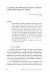 Research paper thumbnail of O Quadro Dos Pronomes Pessoais: Descompasso Entre Pesquisa e Ensino