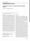 Research paper thumbnail of Interfacial stress transfer in an aramid reinforced thermoplastic elastomer