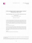 Research paper thumbnail of ¿Cómo perciben los hijos la crianza materna y paterna? Diferencias por edad y sexo