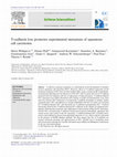 Research paper thumbnail of T-cadherin loss promotes experimental metastasis of squamous cell carcinoma