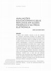 Research paper thumbnail of Avaliações educacionais e seus reflexos em ações federais e na mídia eletrônica