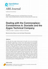 Research paper thumbnail of Konstantina Kalfa and Lefteris Theodosis, “Dealing with the Commonplace: Constantinos A. Doxiadis and the Zygos Technical Company”, ABE Journal [Online], 20 | 2022, Online since 31 October 2022, connection on 07 November 2022. URL: http://journals.openedition.org/abe/13699