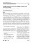 Research paper thumbnail of Cobalt germanide contacts: growth reaction, phase formation models, and electrical properties