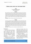 Research paper thumbnail of Peninjauan Kembali Penerapan Pembelajaran Jarak Jauh Yang Ramah Siswa DI Abad 21