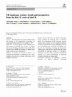 Research paper thumbnail of UK landscape ecology: trends and perspectives from the first 25 years of ialeUK