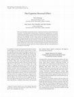 Research paper thumbnail of The expertise reversal effect