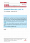 Research paper thumbnail of Determination Of Mineral Content Of Butter Milk