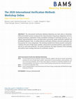 Research paper thumbnail of The 2020 International Verification Methods Workshop Online: Major Outcomes and Way Forward