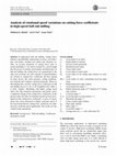 Research paper thumbnail of Analysis of rotational speed variations on cutting force coefficients in high-speed ball end milling