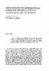 Research paper thumbnail of Denominaciones griegas de las partes del pie en la antigua doctrina rítmica y métrica