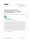 Research paper thumbnail of Measurement of the differential and double-differential Drell-Yan cross sections in proton-proton collisions at $ \sqrt{s} $ = 7 TeV