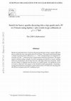 Research paper thumbnail of Search for heavy quarks decaying into a top quark and a W or Z boson using lepton + jets events in pp collisions at √s = 7 TeV