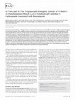 Research paper thumbnail of In Vitro and In Vivo Trypanocidal Synergistic Activity of N -Butyl-1-(4-Dimethylamino)Phenyl-1,2,3,4-Tetrahydro-β-Carboline-3-Carboxamide Associated with Benznidazole