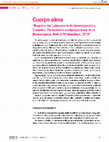 Research paper thumbnail of Cuerpo alma : Registro del Laboratorio de Investigación y Creación: Perspectiva contemporánea de la Biomecánica. Red CITU Mendoza, 2018