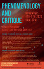 Research paper thumbnail of Phenomenology and Critique Conference.