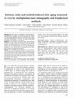 Research paper thumbnail of Intrinsic, solar and sunbed-induced skin aging measured in vivo by multiphoton laser tomography and biophysical methods