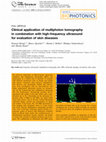 Research paper thumbnail of Clinical application of multiphoton tomography in combination with high-frequency ultrasound for evaluation of skin diseases