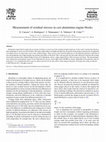 Research paper thumbnail of Measurement of residual stresses in cast aluminium engine blocks