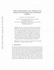 Research paper thumbnail of Point Transformations: Exact Solutions of the Quantum Time-Dependent Mass Nonstationary Oscillator